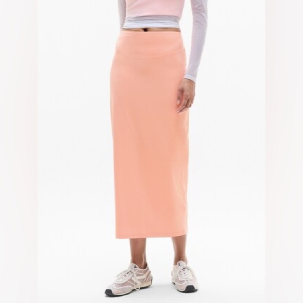 Be Free High Rise Maxi Skirt — Guava - Picture 3 of 7